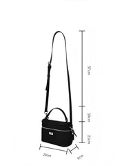 Nylon square bag, can be carried by hand or as a shoulder bag R31023