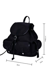 Nylon multi-pocket commuter backpack R31039