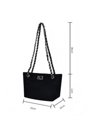 Large capacity nylon shoulder bag R31027