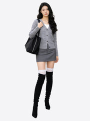 Large capacity nylon shoulder bag R31004