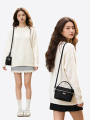Nylon square bag, can be carried by hand or as a shoulder bag R31023