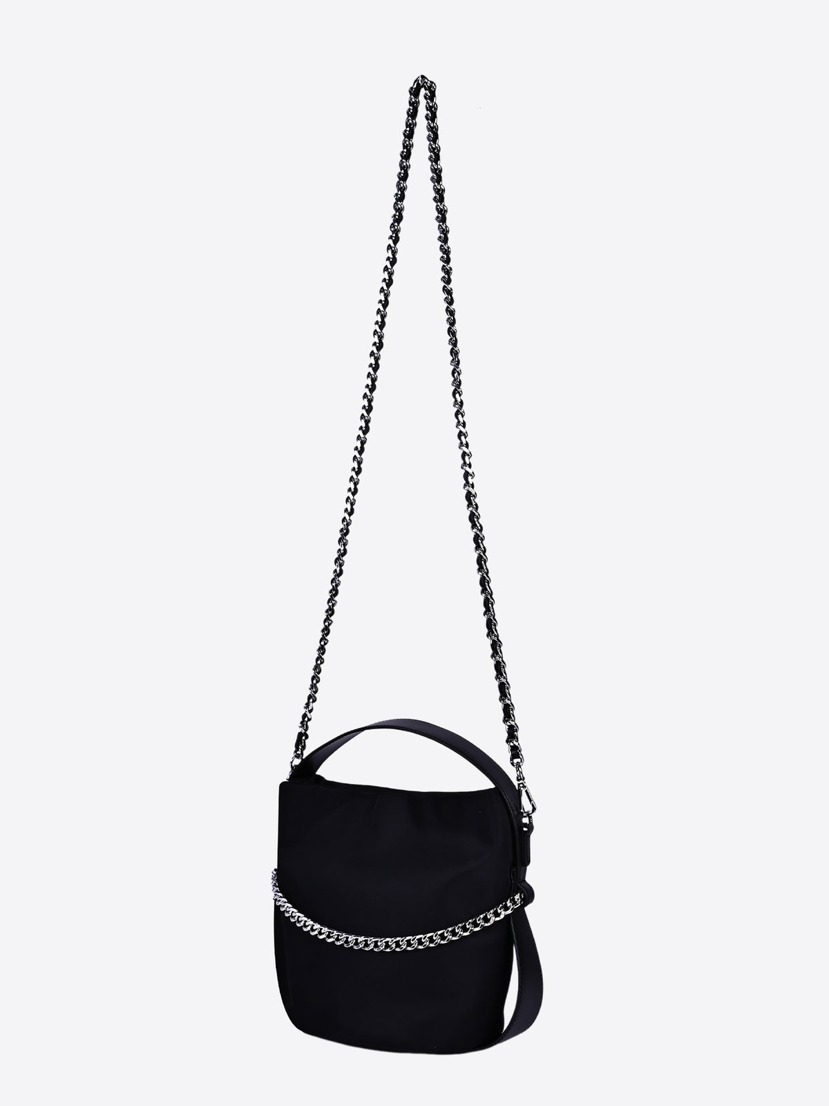 9 Nylon zipper shoulder bag R31025