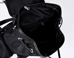 Nylon multi-pocket commuter backpack R31039