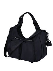 Large capacity nylon shoulder bag R31005