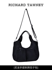 Large capacity nylon shoulder bag R31005