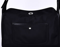 Nylon multi-pocket shoulder bag R31035