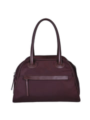 Nylon Leather Tote Bag  R31002